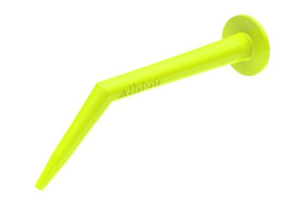 Bent Slim Yellow Cartridge Nozzle