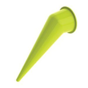 Bent Yellow Bulk Cone