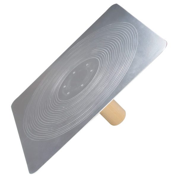 8” x 8” Aluminum Plastering Hawk with Wood Handle
