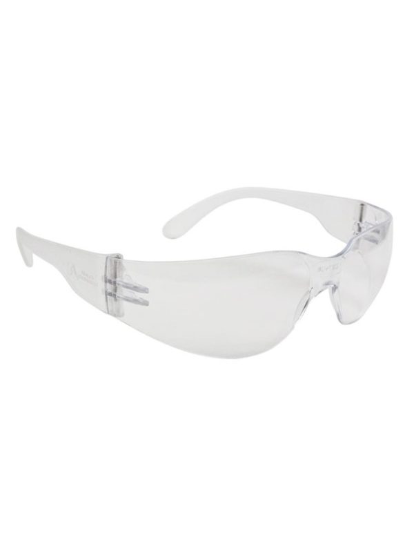 CLEAR FRAME SAFETY GLASSES