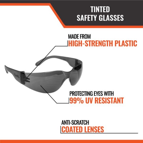 TINTED SAFETY GLASSES