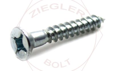 #14 PHIL FLAT ZINC WOOD SCREW (100 BOX)