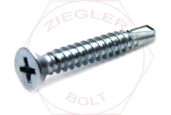 #8-18 PHIL FLAT HD TEKS ZINC (100 BOX)