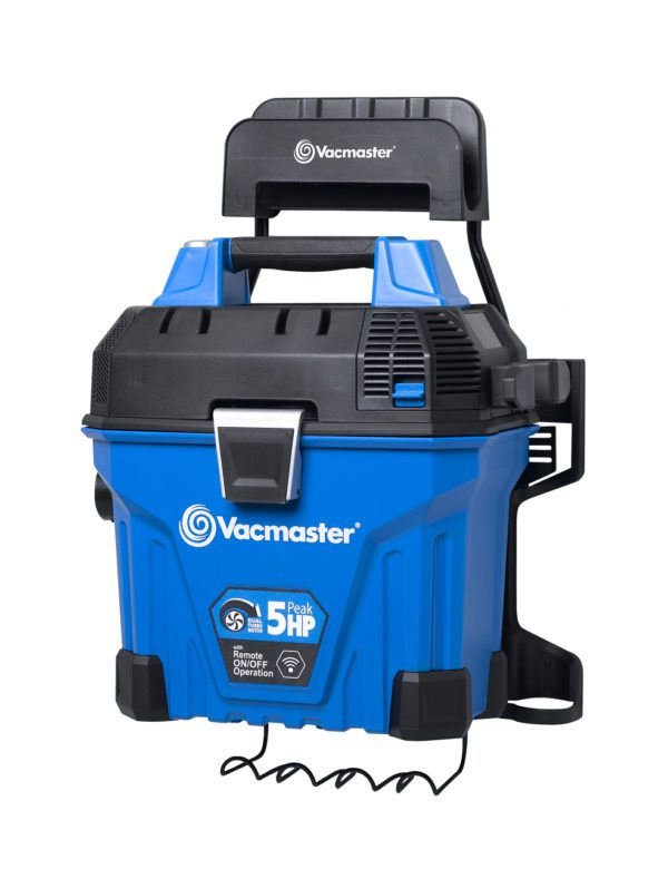 5-GALLON 5 PEAK HP† REMOTE CONTROL WALL MOUNT WET/DRY VACUUM